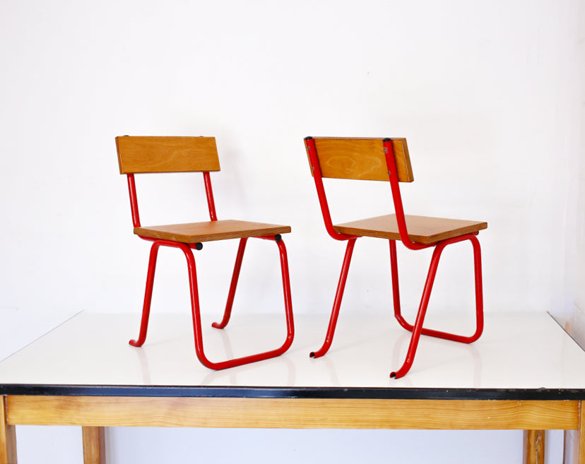 Bauhaus Style Vintage Nursery School Chairs - Priced per chair