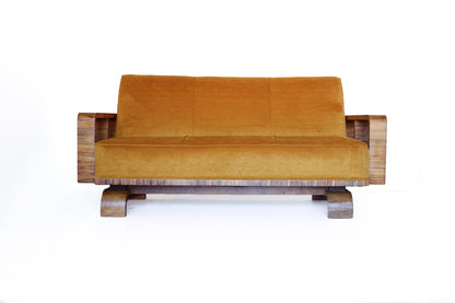 Rare 1930s Art Deco Sofa