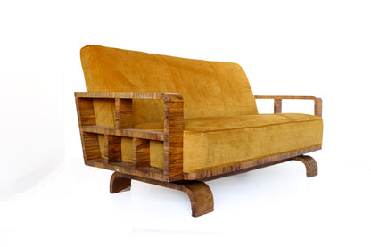 Rare 1930s Art Deco Sofa