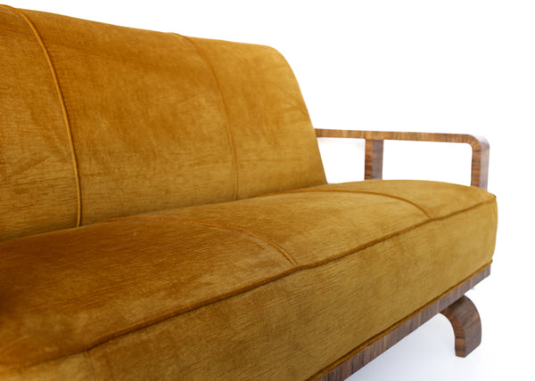 Rare 1930s Art Deco Sofa