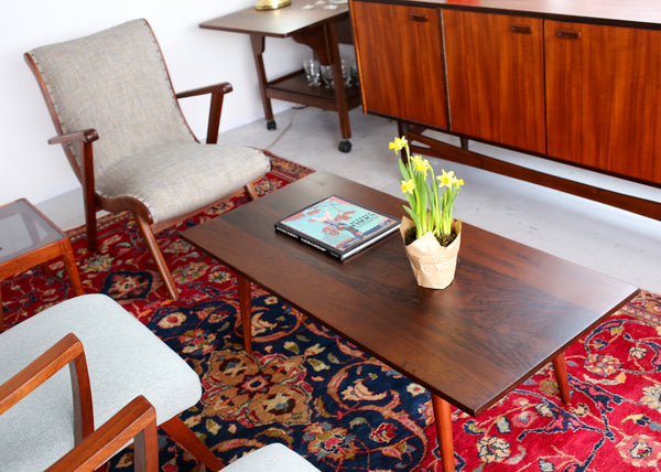 Mid-century Coffee Table - solid top