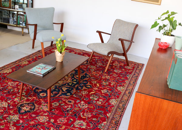 Mid-century Coffee Table - solid top