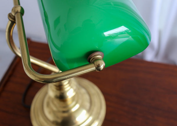 Vintage Banker's Desk Lamp