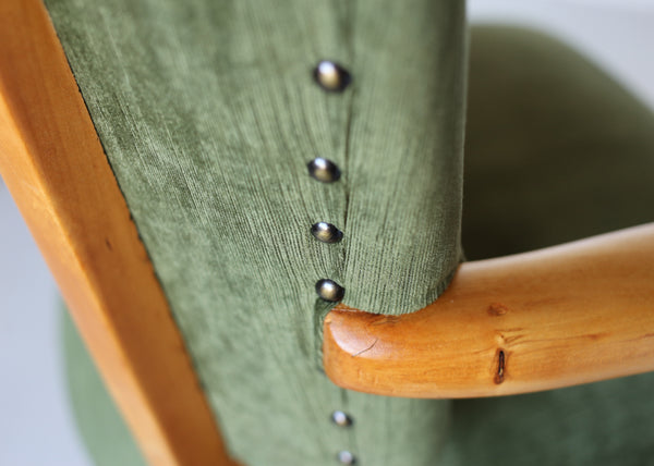 A Pair of French Art Deco Bridge Armchairs