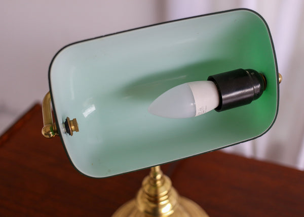 Vintage Banker's Desk Lamp