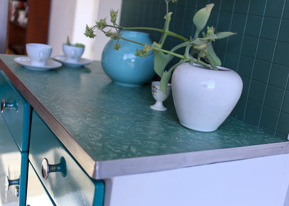 Refurbished 1950s Steel Kitchen Cabinet