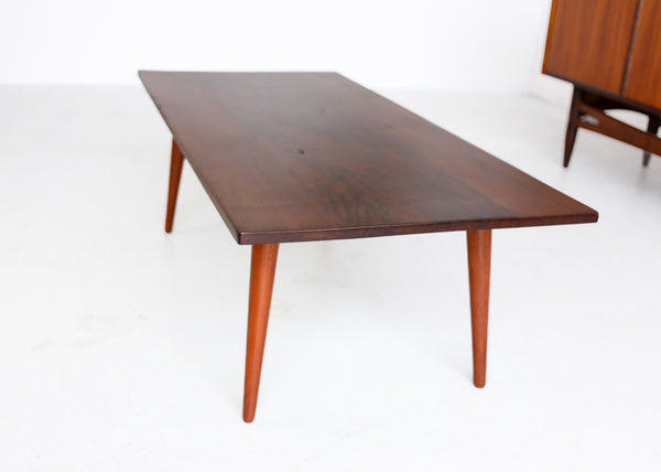 Mid-century Coffee Table - solid top