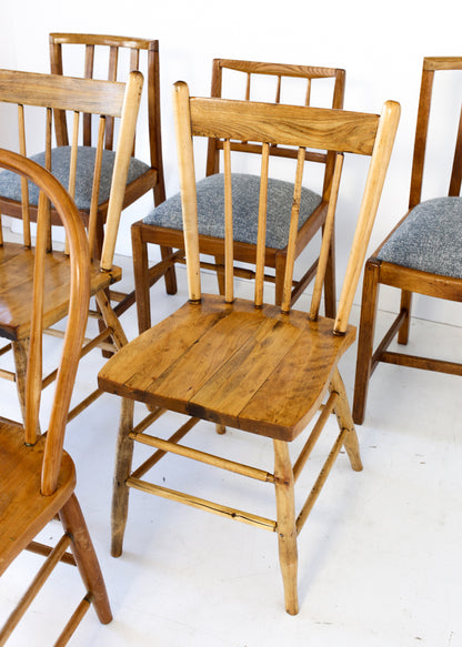 Collection of Vintage and Antique Dining Chairs - priced per chair