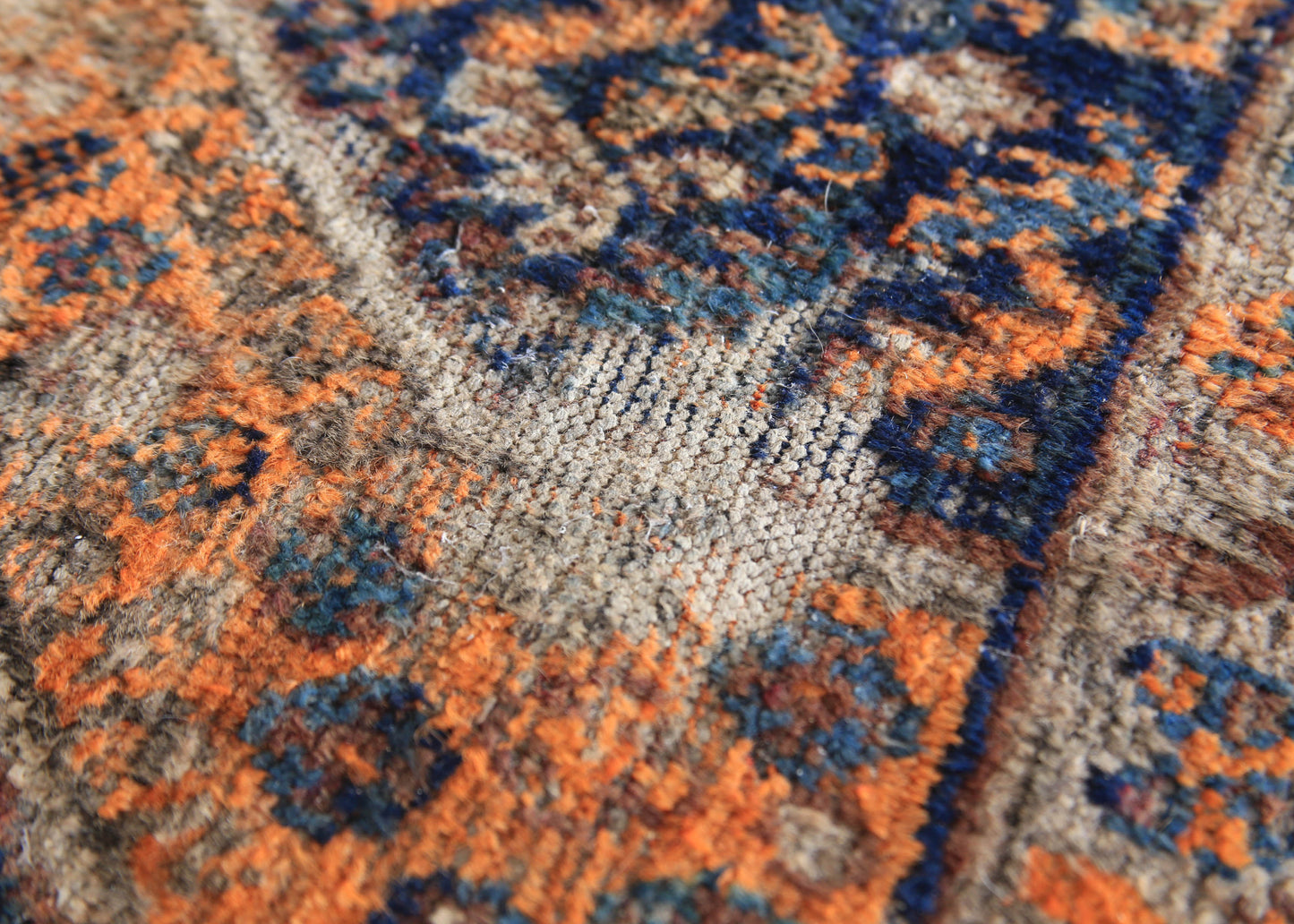 A Worn Vintage Rug