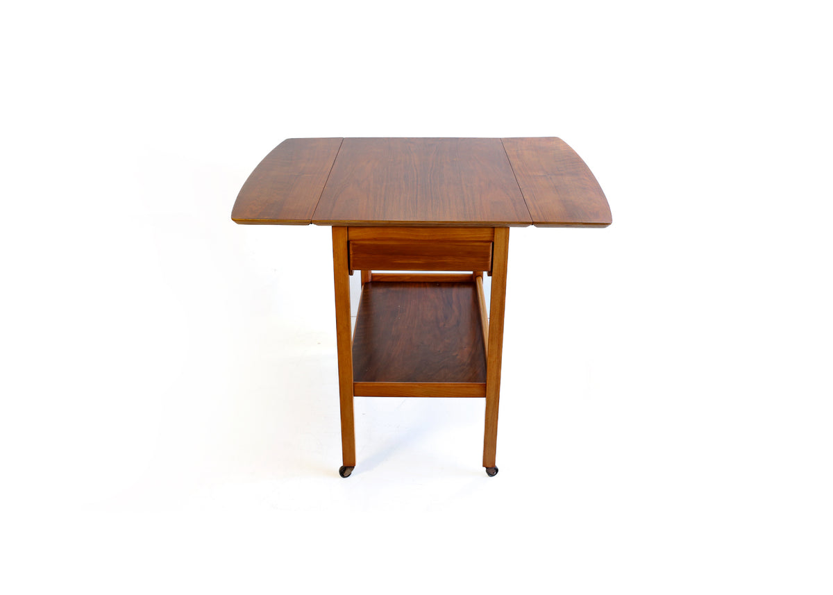 Mid-Century Modern Drop-Leaf Trolley