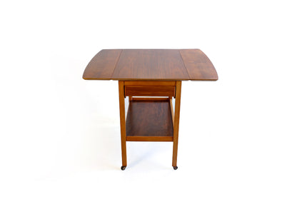 Mid-Century Modern Drop-Leaf Trolley