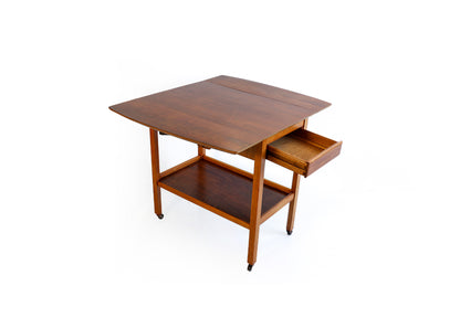 Mid-Century Modern Drop-Leaf Trolley