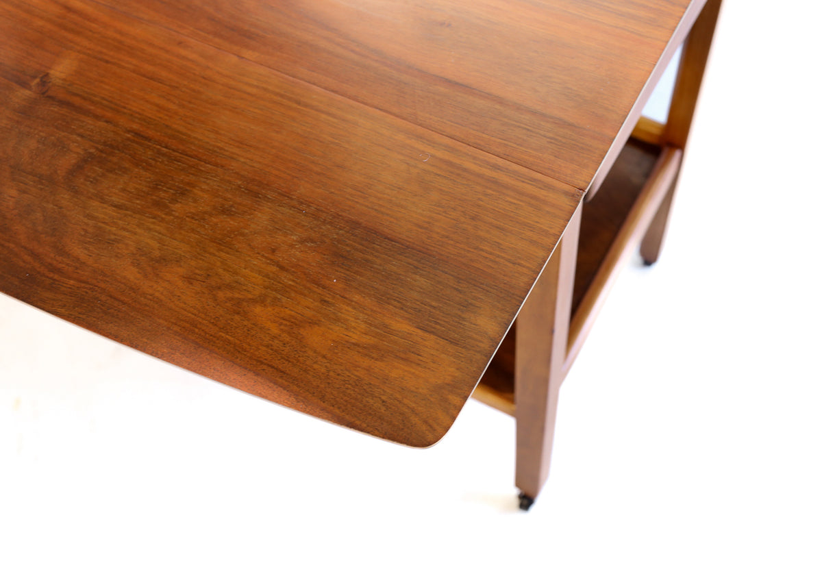 Mid-Century Modern Drop-Leaf Trolley