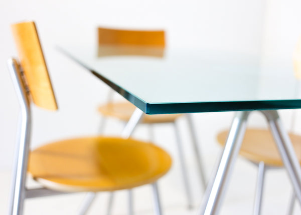 Designer Bulthaup Table and Four Chairs - Germany, 1990s