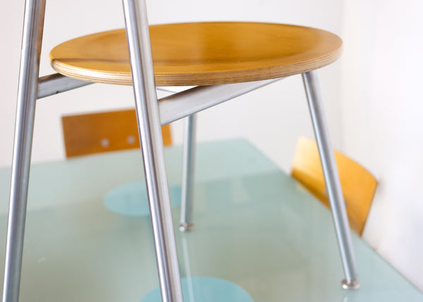 Designer Bulthaup Table and Four Chairs - Germany, 1990s