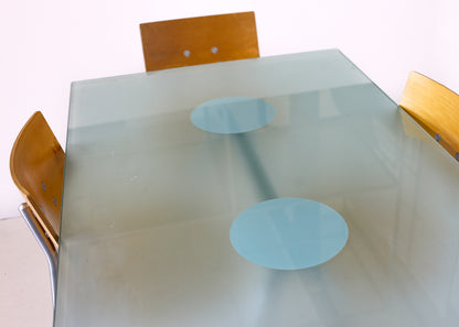 Designer Bulthaup Table and Four Chairs - Germany, 1990s