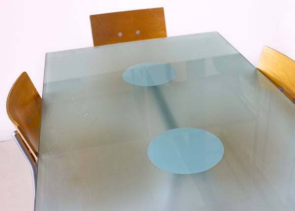 Designer Bulthaup Table and Four Chairs - Germany, 1990s