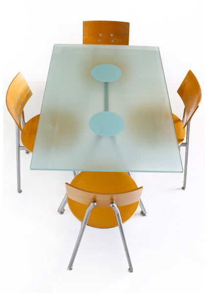 Designer Bulthaup Table and Four Chairs - Germany, 1990s