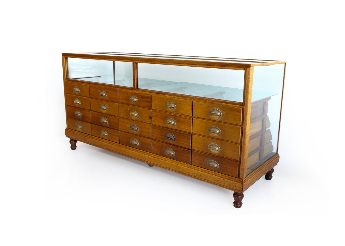 Vintage Haberdashery Display Cabinet, Modern Shopfitters, Cape Town
