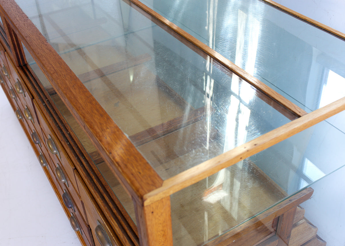 Vintage Haberdashery Display Cabinet, Modern Shopfitters, Cape Town