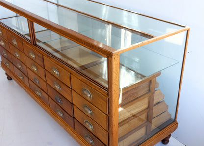 Vintage Haberdashery Display Cabinet, Modern Shopfitters, Cape Town