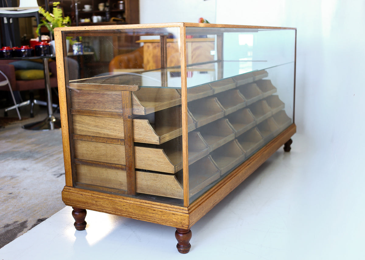 Vintage Haberdashery Display Cabinet, Modern Shopfitters, Cape Town
