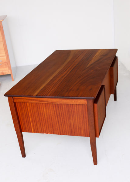 Mid-century Desk with a Solid Top