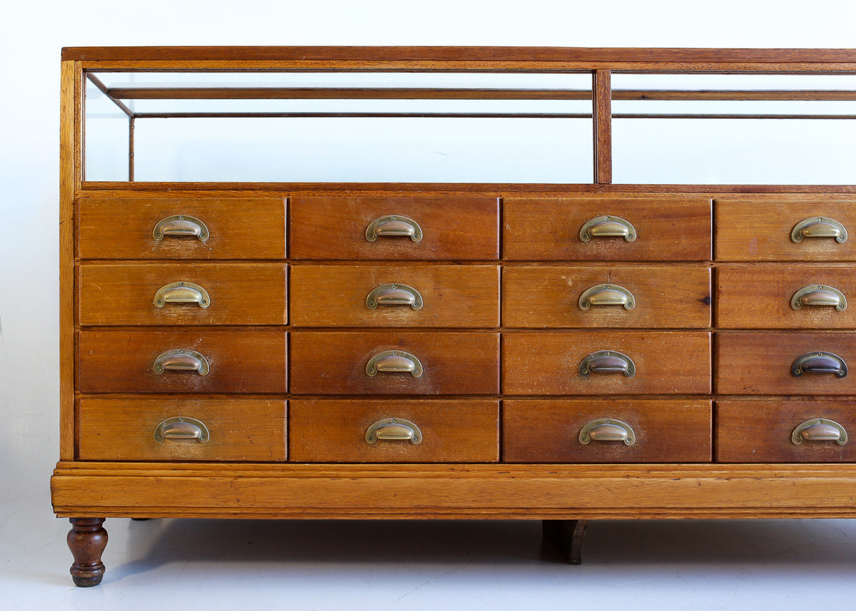 Vintage Haberdashery Display Cabinet, Modern Shopfitters, Cape Town