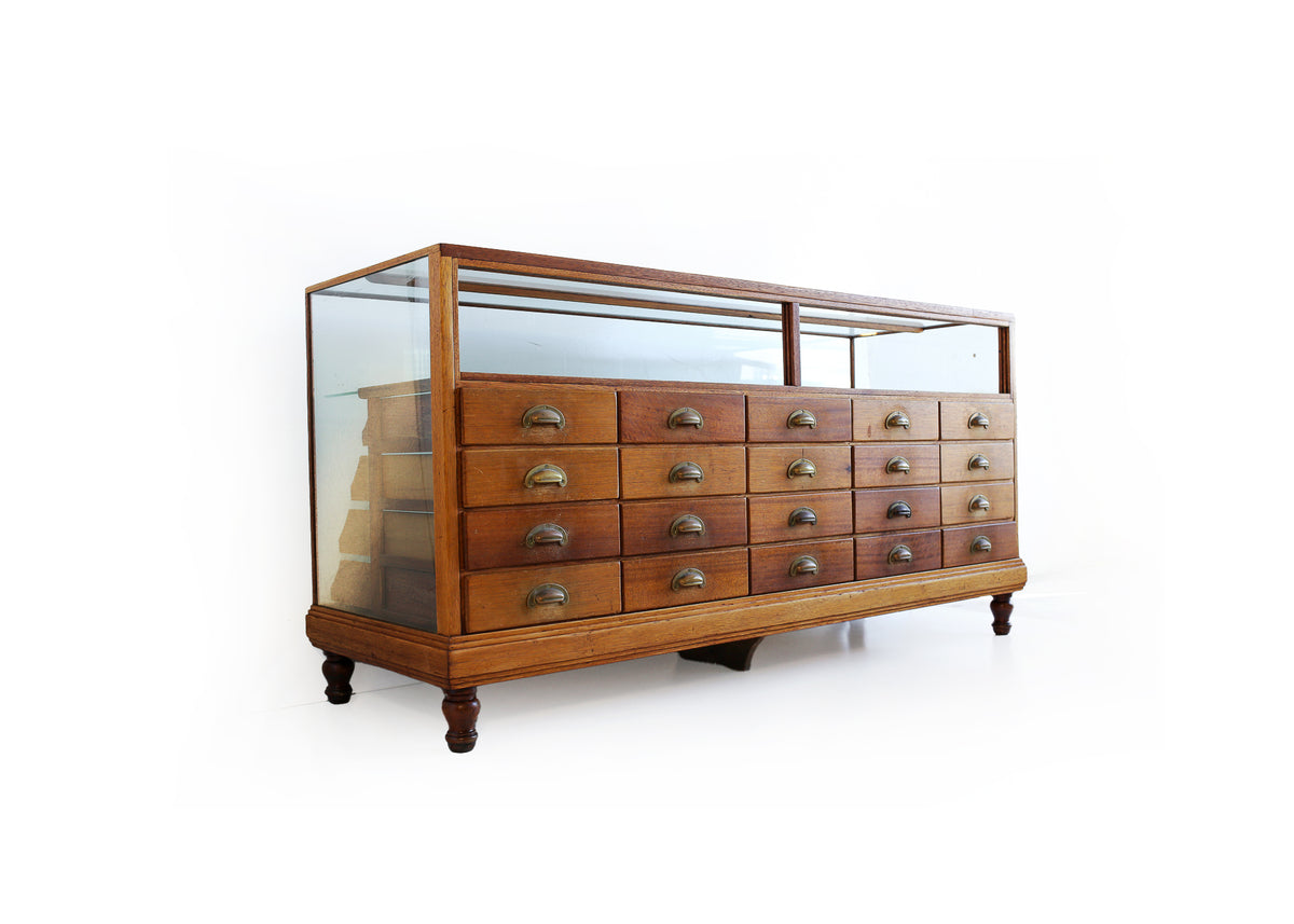 Vintage Haberdashery Display Cabinet, Modern Shopfitters, Cape Town