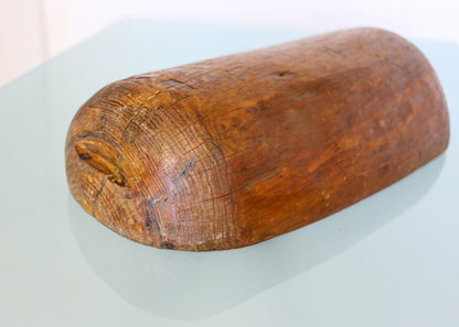 Large Antique Hand Carved Wooden Bowl