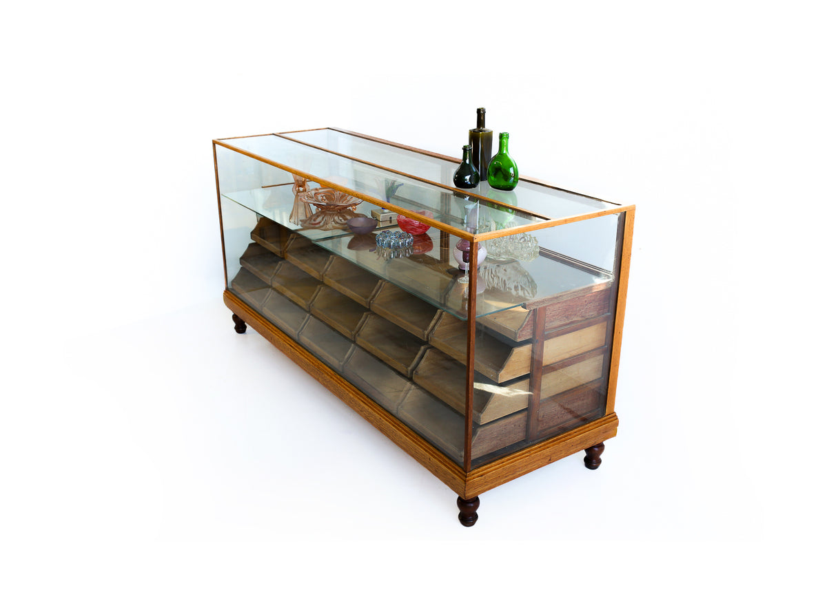 Vintage Haberdashery Display Cabinet, Modern Shopfitters, Cape Town