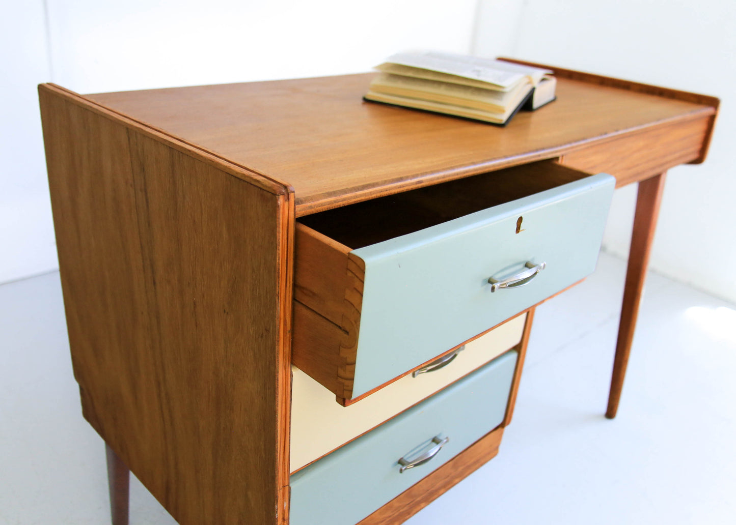 Mid-Century Modern Style Left Hand Desk