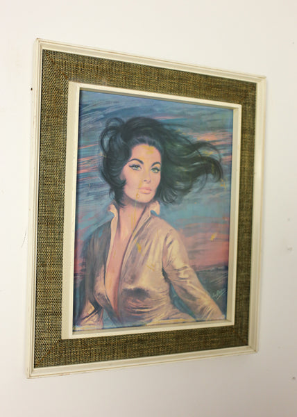 Vintage Framed Print of Gail