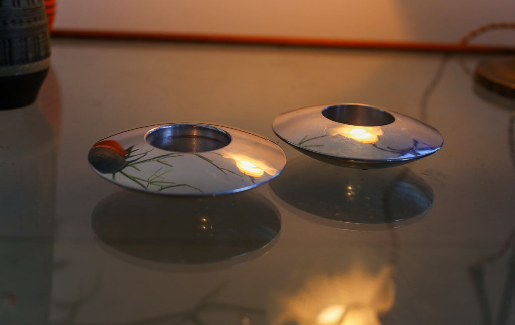 Danish UFO Tea Light Holders