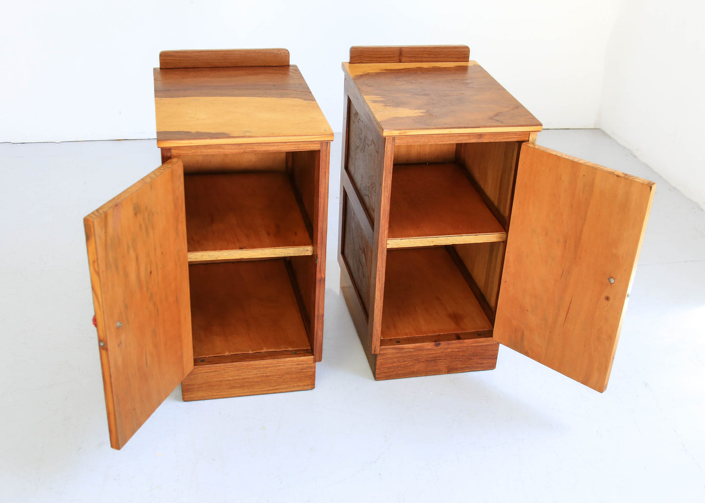 A Pair of Art Deco Bedside Cabinets