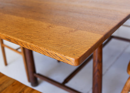 Antique French Draw Leaf Table