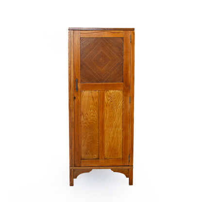 Art Deco Oak Single-Door Cupboard, circa 1930s