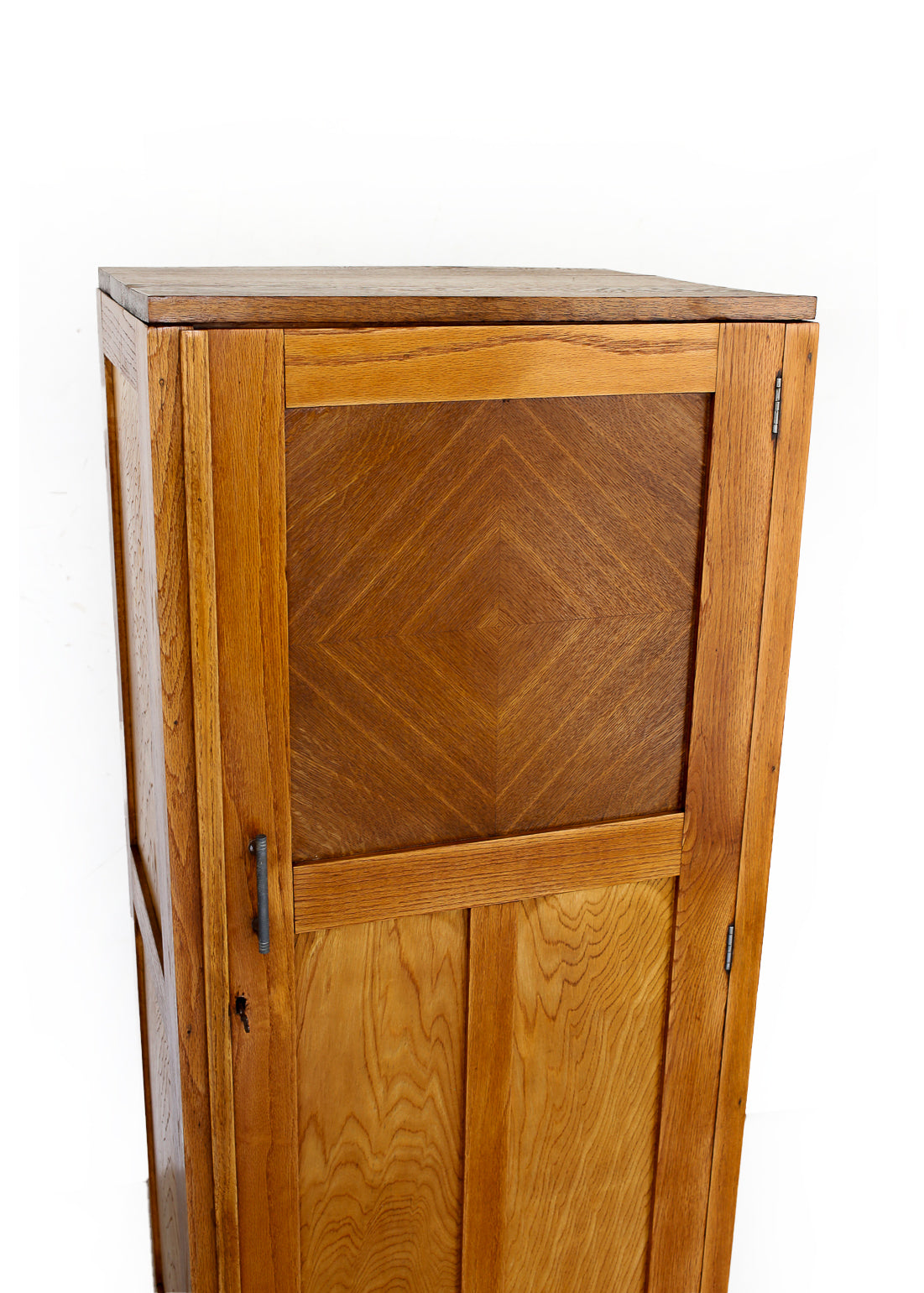 Art Deco Oak Single-Door Cupboard, circa 1930s
