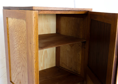 Art Deco Oak Single-Door Cupboard, circa 1930s