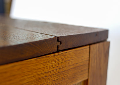 Art Deco Oak Single-Door Cupboard, circa 1930s