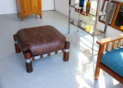 Rare El Rancho Armchair and Ottoman -  Finland, 1970s