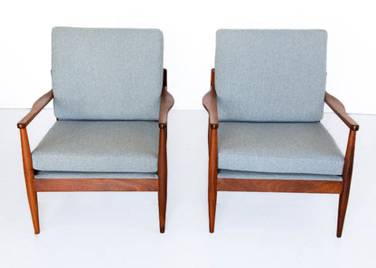 A Pair of Scandinavian Modern Armchairs