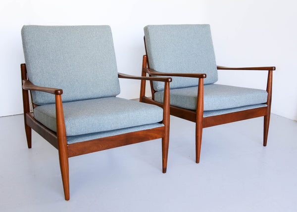 A Pair of Scandinavian Modern Armchairs