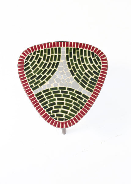 Vintage Tile Top Side Table