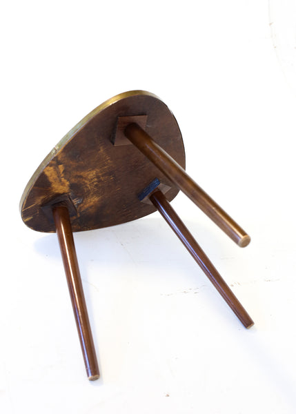 Vintage Tile Top Side Table