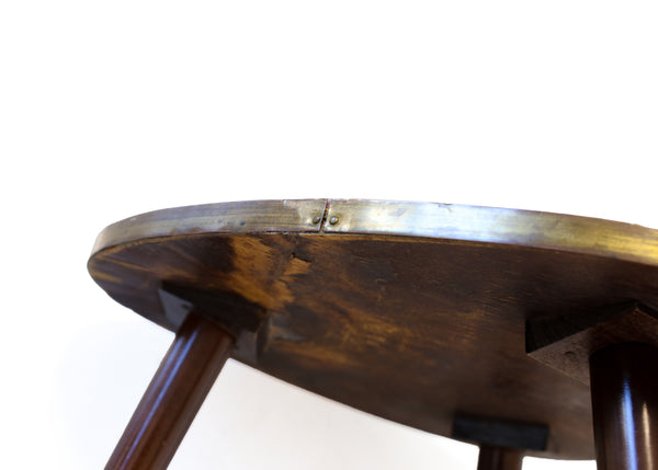 Vintage Tile Top Side Table