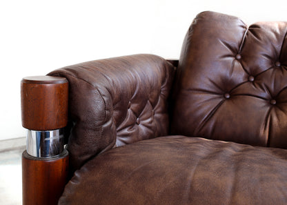 Rare El Rancho Armchair and Ottoman -  Finland, 1970s