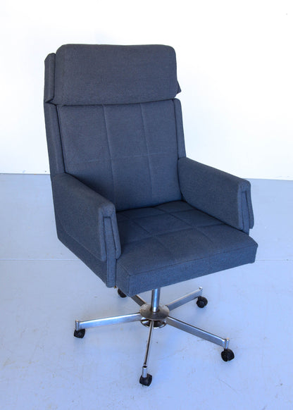 High Back Vintage Modern Desk Chair
