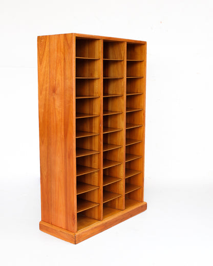 Vintage Hardwood Pigeonhole Cabinet