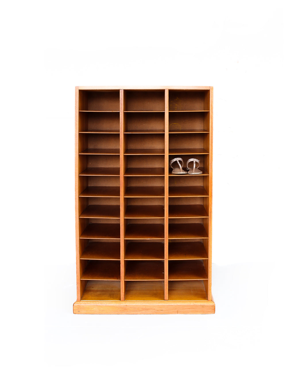 Vintage Hardwood Pigeonhole Cabinet